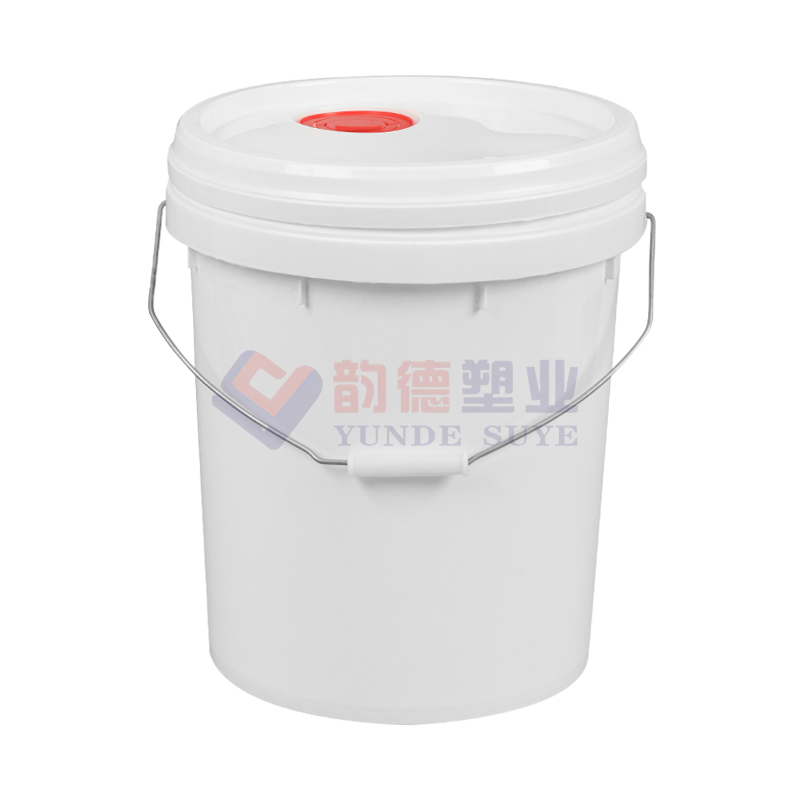 18LヨーロピアンスタイルPPプラスチックバケツ注ぎ口蓋付き
